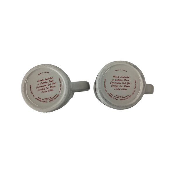 Canterbury Down 1988 Beer Mugs/Cups Lot Of 2 Vintage - Picture 6 of 7